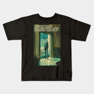 Haunted Places Old Parliament House, Canberra, Australia Kids T-Shirt